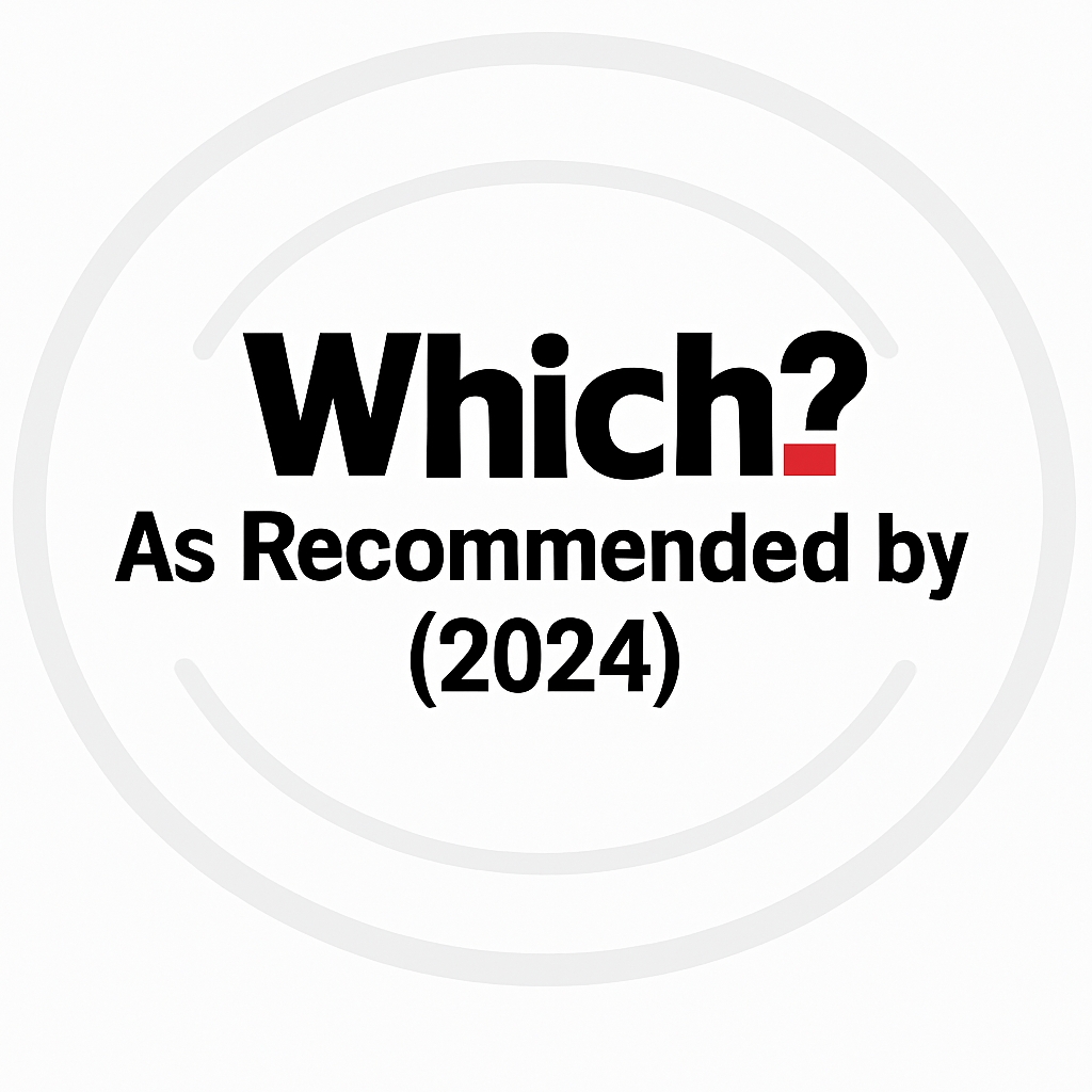 As recommended by Which 2024